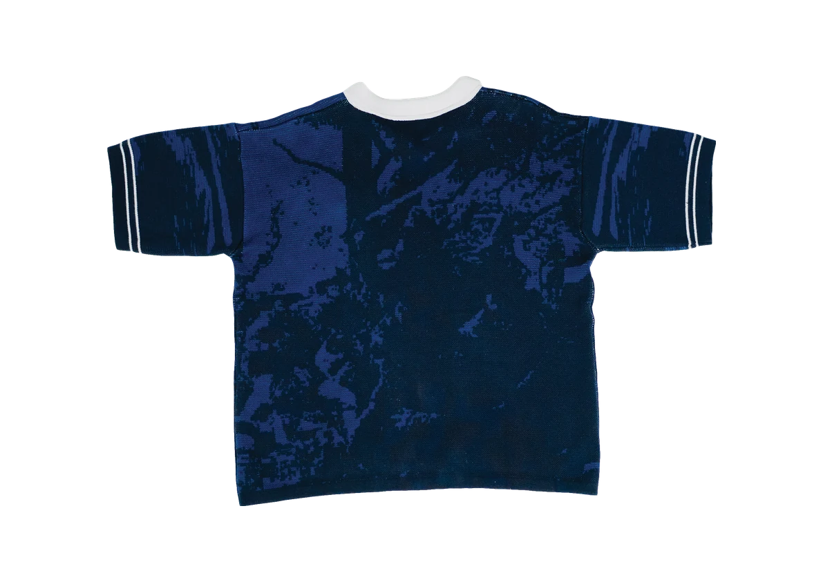 BLUE WAR KNIT back view